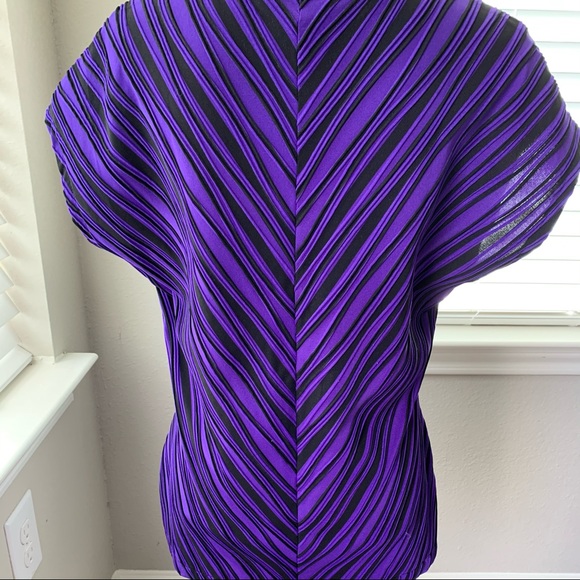 Dana Buchman Cap-sleeve Top Sz L - Picture 4 of 11